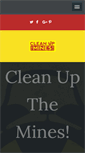 Mobile Screenshot of cleanupthemines.org